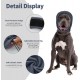 FDEETY Ear Protection for Dogs Soothing with Adjustable Self-Adhesive Pet Ear Flap Head Wrap Earmuffs Winter Hat Ear Protection Dog for Anxiety Relief and Soothing (L)