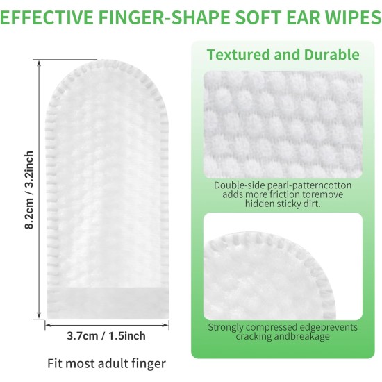 GJYC PET Ear Care Finger Pads for Dogs & Cats, Pack of 55, Dog Ear Cleaner, Cat Ear Cleaning Pads, Ear Care and Cleaning, Gently Loosen Earwax, Dirt GJYC PET Ear Care Finger Pads for Dogs & Cats, Pack of 55, Dog Ear Cleaner, Cat Ear Cleaning Pads, Ear Care and Cleaning, Gently Loosen Earwax, Dirt