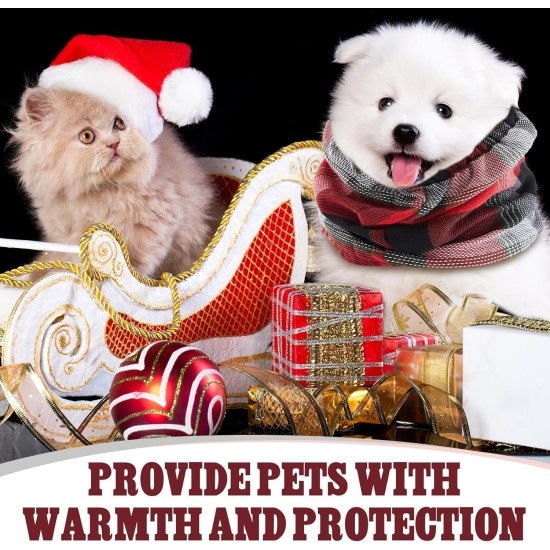 Geyoga Pack of 3 Soothing Earmuffs for Dogs, Tube Scarf for Dog Ears, Red, Black, Checked for Dogs, Noise Protection, Anxiety Relieving Dogs, Earmuffs for Christmas, Bathing and Grooming (S) Geyoga Pack of 3 Soothing Earmuffs for Dogs, Tube Scarf for Dog Ears, Red, Black, Checked for Dogs, Noise Protection, Anxiety Relieving Dogs, Earmuffs for Christmas, Bathing and Grooming (S)