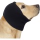 Happy Hoodie for Dogs & Cats, Noise & Hearing Protection, Soothing Earmuffs, Ear & Wind Protection, Reduces Fear of Fireworks, Ideal for the Time After Surgery, L (Black)
