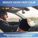 Happy Hoodie for Dogs & Cats, Noise & Hearing Protection, Soothing Earmuffs, Ear & Wind Protection, Reduces Fear of Fireworks, Ideal for the Time After Surgery, L (Black)