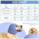 Happy Hoodie for Dogs & Cats, Noise & Hearing Protection, Soothing Earmuffs, Ear & Wind Protection, Reduces Fear of Fireworks, Ideal for the Time After Surgery, L (Black)