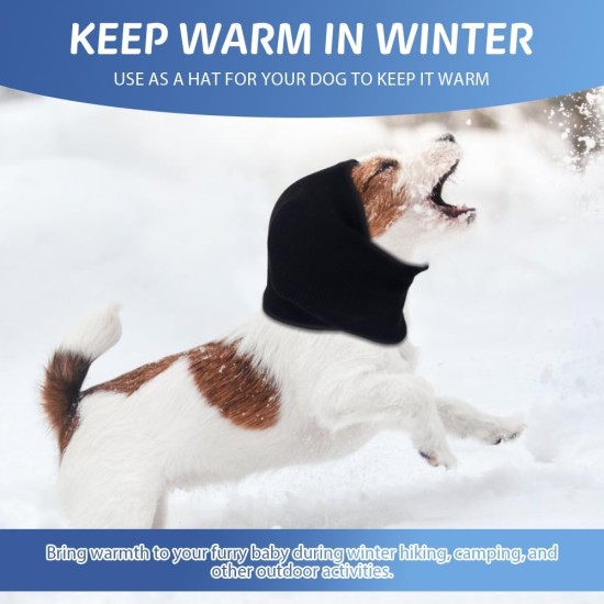 Happy Hoodie for Dogs & Cats, Noise & Hearing Protection, Soothing Earmuffs, Ear & Wind Protection, Reduces Fear of Fireworks, Ideal for the Time After Surgery, L (Black) Happy Hoodie for Dogs & Cats, Noise & Hearing Protection, Soothing Earmuffs, Ear & Wind Protection, Reduces Fear of Fireworks, Ideal for the Time After Surgery, L (Black)