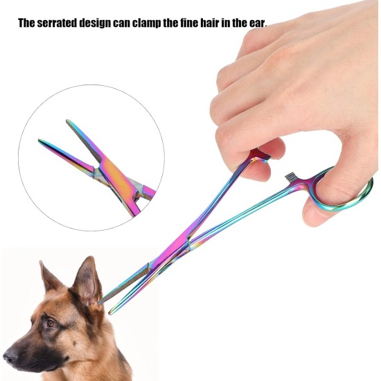 Hemostat Tweezers, Dogs Cats Hemostat Tweezers Drops Dog Care Ear Cleaning Straight Clamp Ear Hair Clip Pull Scissors, Default, japanese Hemostat Tweezers, Dogs Cats Hemostat Tweezers Drops Dog Care Ear Cleaning Straight Clamp Ear Hair Clip Pull Scissors, Default, japanese