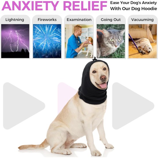 Hjyokuso Ear Protection for Dogs, Soothing Earmuffs for Dogs, Hearing Protection for Dogs, Dog Earmuffs Dog Noise Protection, Fireworks, Hoodies for Dogs Cats Dogs Ear Protection Against Noise Hjyokuso Ear Protection for Dogs, Soothing Earmuffs for Dogs, Hearing Protection for Dogs, Dog Earmuffs Dog Noise Protection, Fireworks, Hoodies for Dogs Cats Dogs Ear Protection Against Noise