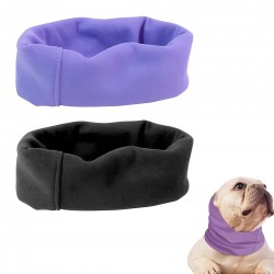 Hjyokuso Pack of 2 Ear Protection for Dogs - Soothing Earmuffs, Hearing Protection, Snood, Hoodie - Neck and Ear Warmers