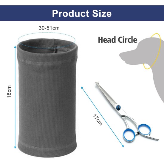 Hunde-Schlauchschal für Den Hals und Ohrenwärmer für Hunde,Beruhigende Ohrenschützer,Ohrenschützer für Hunde,Snood für Hunde,zum Baden und Pflegen Hunde-Schlauchschal für Den Hals und Ohrenwärmer für Hunde,Beruhigende Ohrenschützer,Ohrenschützer für Hunde,Snood für Hunde,zum Baden und Pflegen