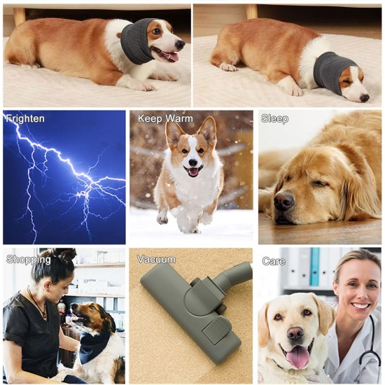 Hunde-Schlauchschal für Den Hals und Ohrenwärmer für Hunde,Beruhigende Ohrenschützer,Ohrenschützer für Hunde,Snood für Hunde,zum Baden und Pflegen Hunde-Schlauchschal für Den Hals und Ohrenwärmer für Hunde,Beruhigende Ohrenschützer,Ohrenschützer für Hunde,Snood für Hunde,zum Baden und Pflegen