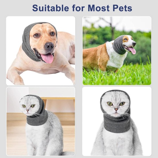 Hunde-Schlauchschal für Den Hals und Ohrenwärmer für Hunde,Beruhigende Ohrenschützer,Ohrenschützer für Hunde,Snood für Hunde,zum Baden und Pflegen Hunde-Schlauchschal für Den Hals und Ohrenwärmer für Hunde,Beruhigende Ohrenschützer,Ohrenschützer für Hunde,Snood für Hunde,zum Baden und Pflegen