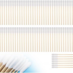 KAPSING Pack of 100 Ear Cleaning for Dogs, Dogs Cleaning Cotton Buds, 12 cm Ear Cleaning Sticks with Round Tip, Ear Sticks Cotton Buds for Pets, Dogs, Cats KAPSING Pack of 100 Ear Cleaning for Dogs, Dogs Cleaning Cotton Buds, 12 cm Ear Cleaning Sticks with Round Tip, Ear Sticks Cotton Buds for Pets, Dogs, Cats