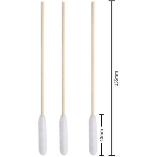 KHDULQ Pack of 100 Cotton Buds for Dogs, Ear Cleaners for Dogs, Mites, Dog Cotton Buds, Long Ear Cleaning Swabs, Ear Cleaning for Pets, Dogs, Cats KHDULQ Pack of 100 Cotton Buds for Dogs, Ear Cleaners for Dogs, Mites, Dog Cotton Buds, Long Ear Cleaning Swabs, Ear Cleaning for Pets, Dogs, Cats