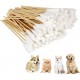 KHDULQ Pack of 100 Cotton Buds for Dogs, Ear Cleaners for Dogs, Mites, Dog Cotton Buds, Long Ear Cleaning Swabs, Ear Cleaning for Pets, Dogs, Cats KHDULQ Pack of 100 Cotton Buds for Dogs, Ear Cleaners for Dogs, Mites, Dog Cotton Buds, Long Ear Cleaning Swabs, Ear Cleaning for Pets, Dogs, Cats