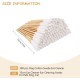 KHIRY Pack of 300 Dog Cotton Buds Ear Cleaner for Pets Ear Cleaning for Dogs, 15 cm Ear Cleaner Ear Cleaning Sticks for Pets Dog, Cat
