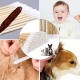 KHIRY Pack of 300 Dog Cotton Buds Ear Cleaner for Pets Ear Cleaning for Dogs, 15 cm Ear Cleaner Ear Cleaning Sticks for Pets Dog, Cat