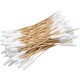 KMKANPO Pack of 50 15 cm Dog Cotton Buds, Ear Cleaner for Pets, Ear Cleaning Sticks for Dogs, Cotton Buds with Double Round Tip, Cotton Ear Sticks for Pets, Dogs, Cats KMKANPO Pack of 50 15 cm Dog Cotton Buds, Ear Cleaner for Pets, Ear Cleaning Sticks for Dogs, Cotton Buds with Double Round Tip, Cotton Ear Sticks for Pets, Dogs, Cats