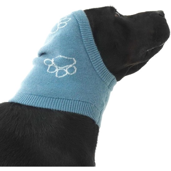 Katzinst Dog Hearing Protection, Elastic Knitted Ear Care Dog Hat, Noise Reduction, Anxiety Relief and Soothing Dog Ears, Dog Ear Care, (Blue, S) Katzinst Dog Hearing Protection, Elastic Knitted Ear Care Dog Hat, Noise Reduction, Anxiety Relief and Soothing Dog Ears, Dog Ear Care, (Blue, S)