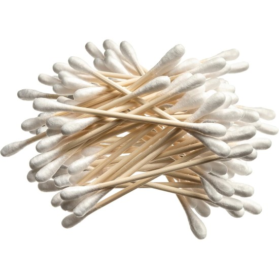 Kosmetex 100 x Ear Cleaning for Dogs, 15 cm, Wide 1 cm Thick Cotton Head, Cotton Buds, Long Large Head, Ear Cleaner, Ear Cleaning Sticks for Pets, Dogs, Cats Kosmetex 100 x Ear Cleaning for Dogs, 15 cm, Wide 1 cm Thick Cotton Head, Cotton Buds, Long Large Head, Ear Cleaner, Ear Cleaning Sticks for Pets, Dogs, Cats