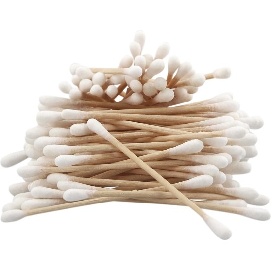 Kosmetex 100 x Ear Cleaning for Dogs, 15 cm, Wide 1 cm Thick Cotton Head, Cotton Buds, Long Large Head, Ear Cleaner, Ear Cleaning Sticks for Pets, Dogs, Cats Kosmetex 100 x Ear Cleaning for Dogs, 15 cm, Wide 1 cm Thick Cotton Head, Cotton Buds, Long Large Head, Ear Cleaner, Ear Cleaning Sticks for Pets, Dogs, Cats