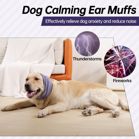 Lelepet Dog Ear Protection, Ear Protection for Dogs, Dog Earmuffs for Noise Reduction, Dog Ear Care, Dog Neck and Ear Warmers for Dogs, Soothing Hoodie for Dogs, Grey S Lelepet Dog Ear Protection, Ear Protection for Dogs, Dog Earmuffs for Noise Reduction, Dog Ear Care, Dog Neck and Ear Warmers for Dogs, Soothing Hoodie for Dogs, Grey S