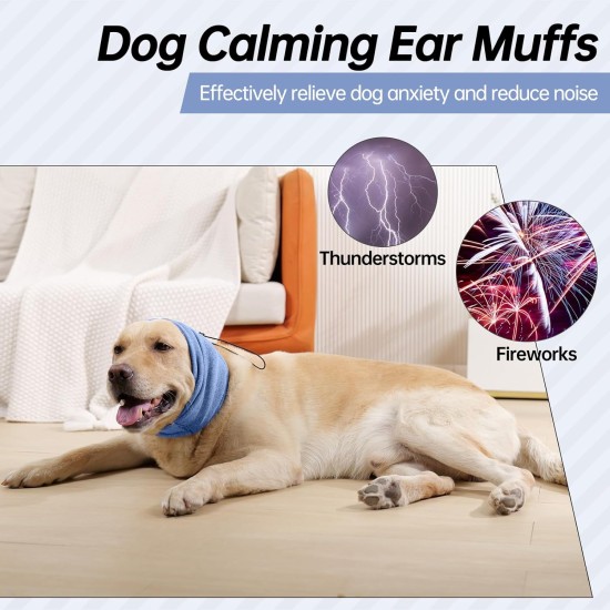 Lelepet Dog Ear Protection, Ear Protection for Dogs, Dog Earmuffs for Noise Reduction, Dog Ear Care, Dog Neck and Ear Warmers for Dogs, Soothing Hoodie for Dogs, Grey S Lelepet Dog Ear Protection, Ear Protection for Dogs, Dog Earmuffs for Noise Reduction, Dog Ear Care, Dog Neck and Ear Warmers for Dogs, Soothing Hoodie for Dogs, Grey S