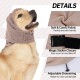 Lelepet Dog Ear Protection, Ear Protection for Dogs, Dog Earmuffs for Noise Reduction, Dog Ear Care, Dog Neck and Ear Warmers for Dogs, Soothing Hoodie for Dogs, Grey S Lelepet Dog Ear Protection, Ear Protection for Dogs, Dog Earmuffs for Noise Reduction, Dog Ear Care, Dog Neck and Ear Warmers for Dogs, Soothing Hoodie for Dogs, Grey S