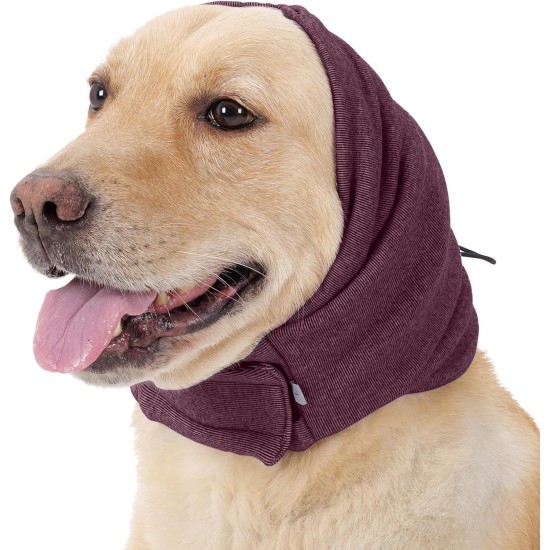 Lelepet Dog Ear Protection, Ear Protection for Dogs, Dog Earmuffs for Noise Reduction, Dog Ear Care, Dog Neck and Ear Warmers for Dogs, Soothing Hoodie for Dogs, Grey S Lelepet Dog Ear Protection, Ear Protection for Dogs, Dog Earmuffs for Noise Reduction, Dog Ear Care, Dog Neck and Ear Warmers for Dogs, Soothing Hoodie for Dogs, Grey S