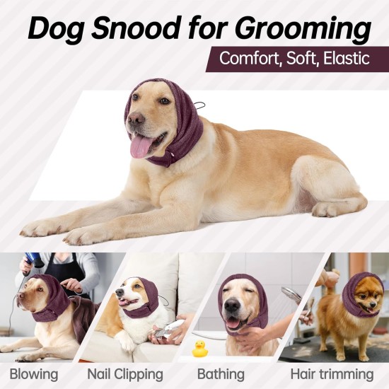 Lelepet Dog Ear Protection, Ear Protection for Dogs, Dog Earmuffs for Noise Reduction, Dog Ear Care, Dog Neck and Ear Warmers for Dogs, Soothing Hoodie for Dogs, Grey S Lelepet Dog Ear Protection, Ear Protection for Dogs, Dog Earmuffs for Noise Reduction, Dog Ear Care, Dog Neck and Ear Warmers for Dogs, Soothing Hoodie for Dogs, Grey S