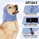 Lelepet Ear Defenders for Dogs - Earmuffs for Noise Reduction, Ear Care, Neck and Ear Warmers, Soothing Hoodie - Blue M Lelepet Ear Defenders for Dogs - Earmuffs for Noise Reduction, Ear Care, Neck and Ear Warmers, Soothing Hoodie - Blue M