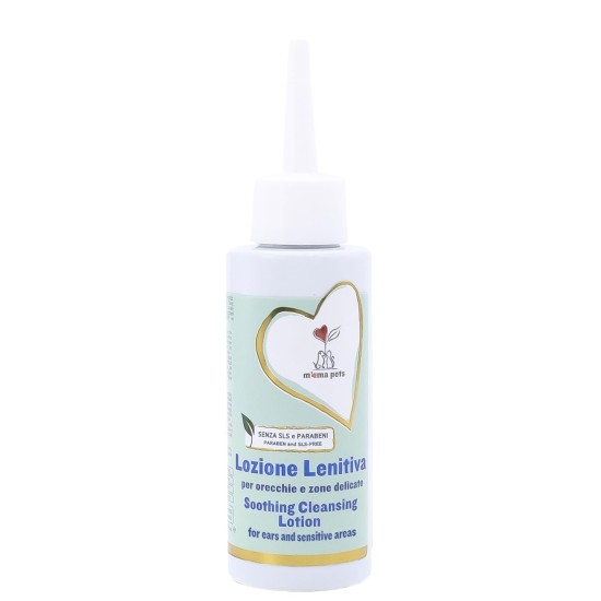 Linea 101 Soothing Lotion for Dogs and Cats for Ears and Sensitive Areas, 100 ml, Relieves Itching and Dryness - Moisturising Cleansing - With Chamomile Extracts - Made in Linea 101 Soothing Lotion for Dogs and Cats for Ears and Sensitive Areas, 100 ml, Relieves Itching and Dryness - Moisturising Cleansing - With Chamomile Extracts - Made in