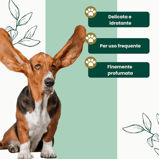 Linea 101 Soothing Lotion for Dogs and Cats for Ears and Sensitive Areas, 100 ml, Relieves Itching and Dryness - Moisturising Cleansing - With Chamomile Extracts - Made in Linea 101 Soothing Lotion for Dogs and Cats for Ears and Sensitive Areas, 100 ml, Relieves Itching and Dryness - Moisturising Cleansing - With Chamomile Extracts - Made in