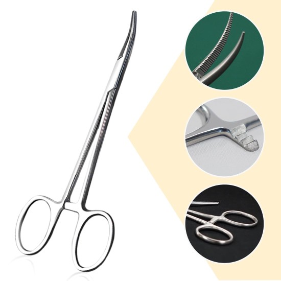 MWUMRCM Plucking Pliers for Dog Ears, 1 Piece Non-Slip Clamp Nurse, Artery Clamp Fishing, Ear Cleaner Dog, Dog Hair Removal Ear for Removing Lice Pet Ear Canals MWUMRCM Plucking Pliers for Dog Ears, 1 Piece Non-Slip Clamp Nurse, Artery Clamp Fishing, Ear Cleaner Dog, Dog Hair Removal Ear for Removing Lice Pet Ear Canals