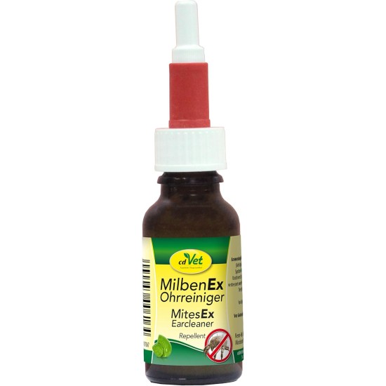 MilbenEx Ear Cleaner 50 ml - Fast Effectiveness - Against Ear Mites - Good Skin Compatibility - Easy to Use MilbenEx Ear Cleaner 50 ml - Fast Effectiveness - Against Ear Mites - Good Skin Compatibility - Easy to Use