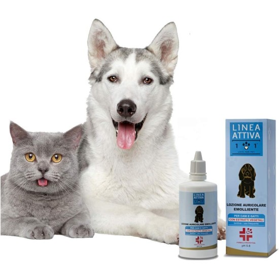 Natural and Herbal Ear Cleaner 100 ml for Odours, Blockages, Irritation, Attraction and Scuffs - for Cleaning Dogs and Cats - Line 101 Natural and Herbal Ear Cleaner 100 ml for Odours, Blockages, Irritation, Attraction and Scuffs - for Cleaning Dogs and Cats - Line 101