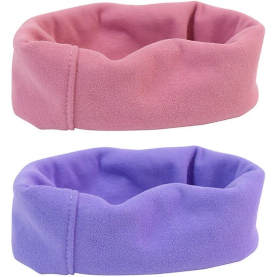 Neck and Ear Warmers for Dogs, Pack of 2 Soothing Earmuffs for Dogs, Noise Protection, Care, Bathing, for Comfort, Anxiety, Bathing, Care, Purple, Pink, S (17 x 12 x 0.5 cm) Neck and Ear Warmers for Dogs, Pack of 2 Soothing Earmuffs for Dogs, Noise Protection, Care, Bathing, for Comfort, Anxiety, Bathing, Care, Purple, Pink, S (17 x 12 x 0.5 cm)