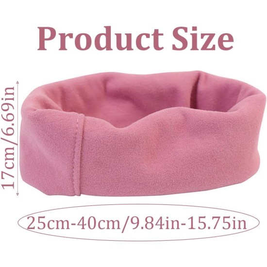 Neck and Ear Warmers for Dogs, Pack of 2 Soothing Earmuffs for Dogs, Noise Protection, Care, Bathing, for Comfort, Anxiety, Bathing, Care, Purple, Pink, S (17 x 12 x 0.5 cm) Neck and Ear Warmers for Dogs, Pack of 2 Soothing Earmuffs for Dogs, Noise Protection, Care, Bathing, for Comfort, Anxiety, Bathing, Care, Purple, Pink, S (17 x 12 x 0.5 cm)