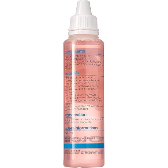 Otolane 135 ml Hygiène et nettoyage des oreilles des chiens, chats et Nac/Tvm Otolane 135 ml Hygiène et nettoyage des oreilles des chiens, chats et Nac/Tvm