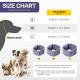 PAWIVID Dog Ear Muffs & No Shake Ear Wrap for Hematoma, Bathing, Drying & Relief of Noise Deficiency - Elastic Ear Protection with Soothing Hoodie Design for Care/Head Ear Protection (Grey, Small) PAWIVID Dog Ear Muffs & No Shake Ear Wrap for Hematoma, Bathing, Drying & Relief of Noise Deficiency - Elastic Ear Protection with Soothing Hoodie Design for Care/Head Ear Protection (Grey, Small)