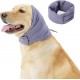 PAWIVID Dog Ear Muffs & No Shake Ear Wrap for Hematoma, Bathing, Drying & Relief of Noise Deficiency - Elastic Ear Protection with Soothing Hoodie Design for Care/Head Ear Protection (Grey, Small) PAWIVID Dog Ear Muffs & No Shake Ear Wrap for Hematoma, Bathing, Drying & Relief of Noise Deficiency - Elastic Ear Protection with Soothing Hoodie Design for Care/Head Ear Protection (Grey, Small)