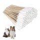 Pack of 100 Ear Cleaner Cotton Buds Long Large for Pets Dog Cat (15 cm) Pack of 100 Ear Cleaner Cotton Buds Long Large for Pets Dog Cat (15 cm)