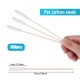 Pack of 100 Ear Cleaner Cotton Buds Long Large for Pets Dog Cat (15 cm) Pack of 100 Ear Cleaner Cotton Buds Long Large for Pets Dog Cat (15 cm)