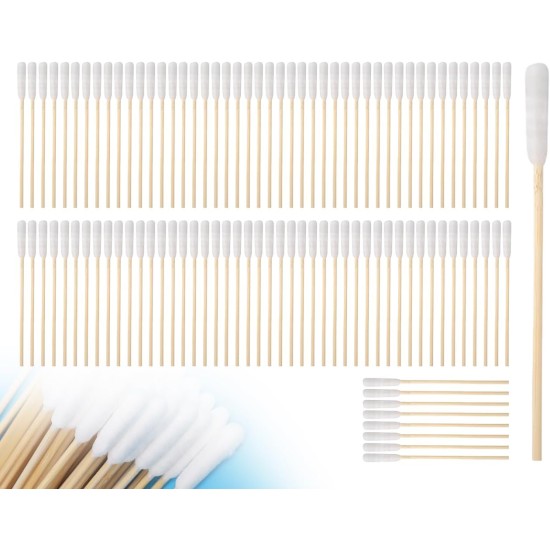 Pack of 100 Ear Cleaning for Dogs, Dogs Cleaning Cotton Buds, 12 cm Ear Cleaning Sticks with Round Tip, Ear Sticks Cotton Buds for Pets, Dogs, Cats Pack of 100 Ear Cleaning for Dogs, Dogs Cleaning Cotton Buds, 12 cm Ear Cleaning Sticks with Round Tip, Ear Sticks Cotton Buds for Pets, Dogs, Cats