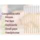 Pack of 100 Ear Cleaning for Dogs, Dogs Cleaning Cotton Buds, 12 cm Ear Cleaning Sticks with Round Tip, Ear Sticks Cotton Buds for Pets, Dogs, Cats Pack of 100 Ear Cleaning for Dogs, Dogs Cleaning Cotton Buds, 12 cm Ear Cleaning Sticks with Round Tip, Ear Sticks Cotton Buds for Pets, Dogs, Cats