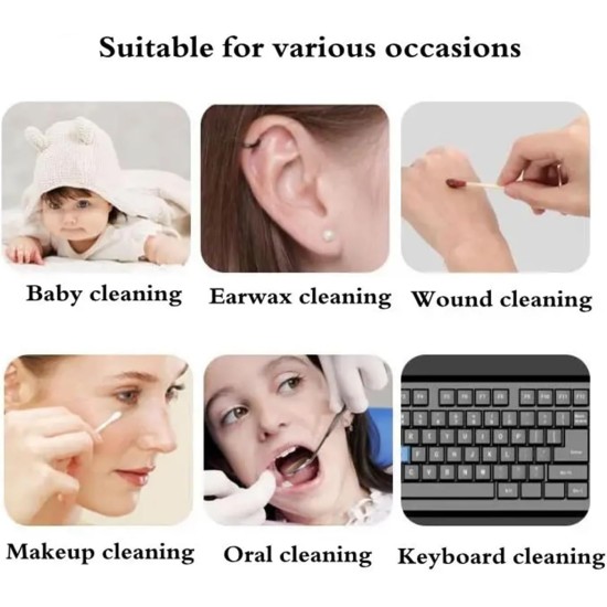 Pack of 100 cotton buds for dogs, cotton buds, ear cleaner, 15 cm ear cleaner for pets, cotton buds long, dog ear cleaning sticks, for cleaning the ears of pets Pack of 100 cotton buds for dogs, cotton buds, ear cleaner, 15 cm ear cleaner for pets, cotton buds long, dog ear cleaning sticks, for cleaning the ears of pets