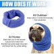 Pack of 2 Dog Ear Protection, No Flap Ear Wraps for Dogs, Noise Cancelling Earmuffs, Head and Ear Protection, Ear Cover Dog for Dogs, Cat Neck and Ear Warmers (Grey & Blue, S) Pack of 2 Dog Ear Protection, No Flap Ear Wraps for Dogs, Noise Cancelling Earmuffs, Head and Ear Protection, Ear Cover Dog for Dogs, Cat Neck and Ear Warmers (Grey & Blue, S)