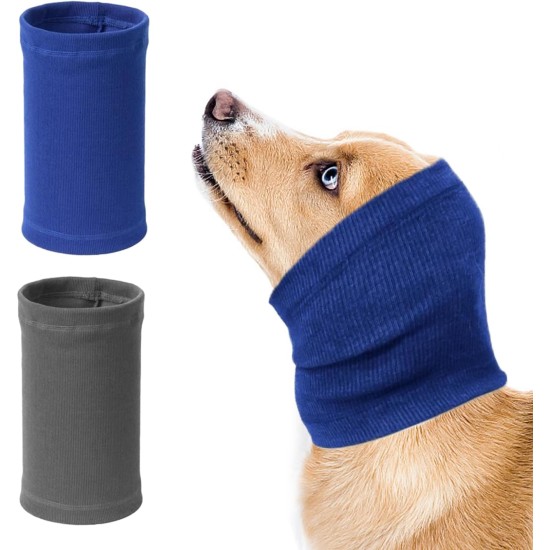 Pack of 2 Pet Headwear, Thickened Warm Accessories, Soothing Headwear for Dogs, Elastic Earmuffs for Dogs, Neck Protection for Pets, Used for Grooming Pack of 2 Pet Headwear, Thickened Warm Accessories, Soothing Headwear for Dogs, Elastic Earmuffs for Dogs, Neck Protection for Pets, Used for Grooming