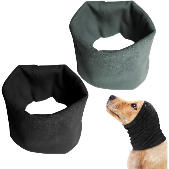 Pack of 2 Pet Warm Earmuffs, Washable Soft Pet Hat, Anti Noise Dog Earmuffs, Dog Collar, Hearing Protection Earmuffs for Cats and Dogs Pack of 2 Pet Warm Earmuffs, Washable Soft Pet Hat, Anti Noise Dog Earmuffs, Dog Collar, Hearing Protection Earmuffs for Cats and Dogs