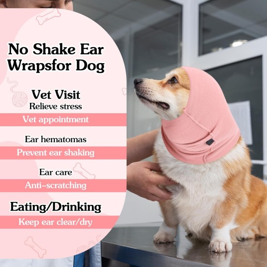Pack of 2 Quiet Ears Dog Hearing Protection Noise Protection for Dogs Ear Protection Dog Wind Dog Head Wrap Neck Warmer Ear Protectors for Dog Ear Protection (M) Pack of 2 Quiet Ears Dog Hearing Protection Noise Protection for Dogs Ear Protection Dog Wind Dog Head Wrap Neck Warmer Ear Protectors for Dog Ear Protection (M)
