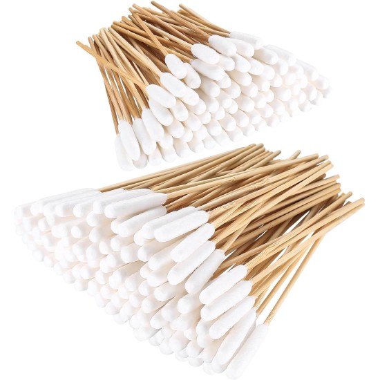 Pack of 200 Dog Cotton Buds, 15 cm, 12 cm, Ear Cleaning for Dogs, Ear Cleaners, Long Ear Cleaning Sticks for Pets, Dogs, Cats, Ear Cleaner, Cotton Buds with Large Head Pack of 200 Dog Cotton Buds, 15 cm, 12 cm, Ear Cleaning for Dogs, Ear Cleaners, Long Ear Cleaning Sticks for Pets, Dogs, Cats, Ear Cleaner, Cotton Buds with Large Head