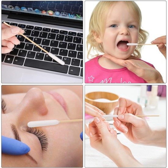 Pack of 200 Dog Cotton Buds Ear Cleaner for Pets Ear Cleaning for Dogs, 15 cm Ear Cleaner Ear Cleaning Sticks for Pets Dog, Cat (4 Packs) Pack of 200 Dog Cotton Buds Ear Cleaner for Pets Ear Cleaning for Dogs, 15 cm Ear Cleaner Ear Cleaning Sticks for Pets Dog, Cat (4 Packs)