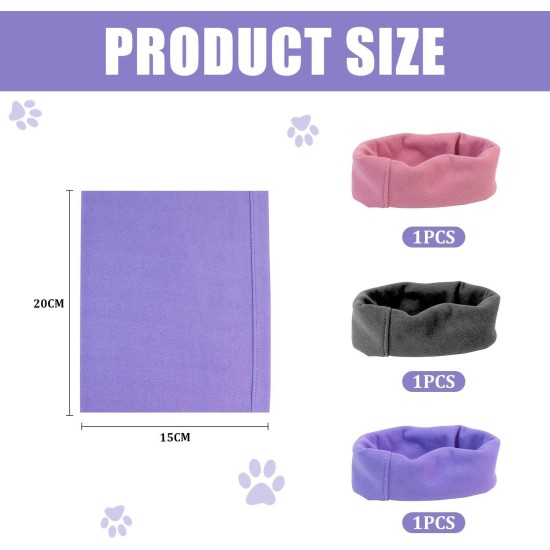 Pack of 3 Dog Hoods, Soft and Warm Hoods, Elastic Hoods, Noise Reduction Caps for Pets, Pet Supplies Pack of 3 Dog Hoods, Soft and Warm Hoods, Elastic Hoods, Noise Reduction Caps for Pets, Pet Supplies